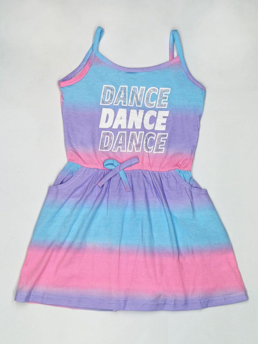 Φόρεμα Tie Dye Dance Μωβ