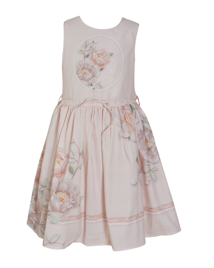 RESTART Φόρεμα Ροζ με Ασορτί Τσαντάκι Πλάτης