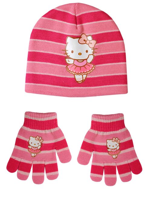 Σετ Hello Kitty Σκούφος και Γάντια