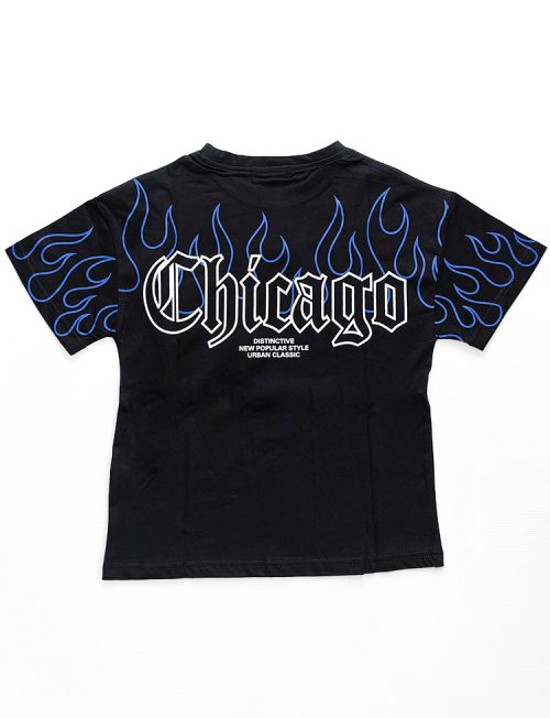 Μπλούζα Chicago Μαύρη