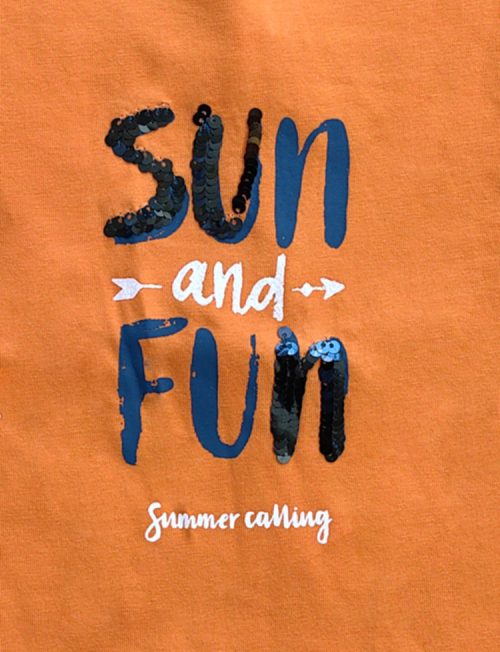 Μπλούζα Sun Fun Πορτοκαλί